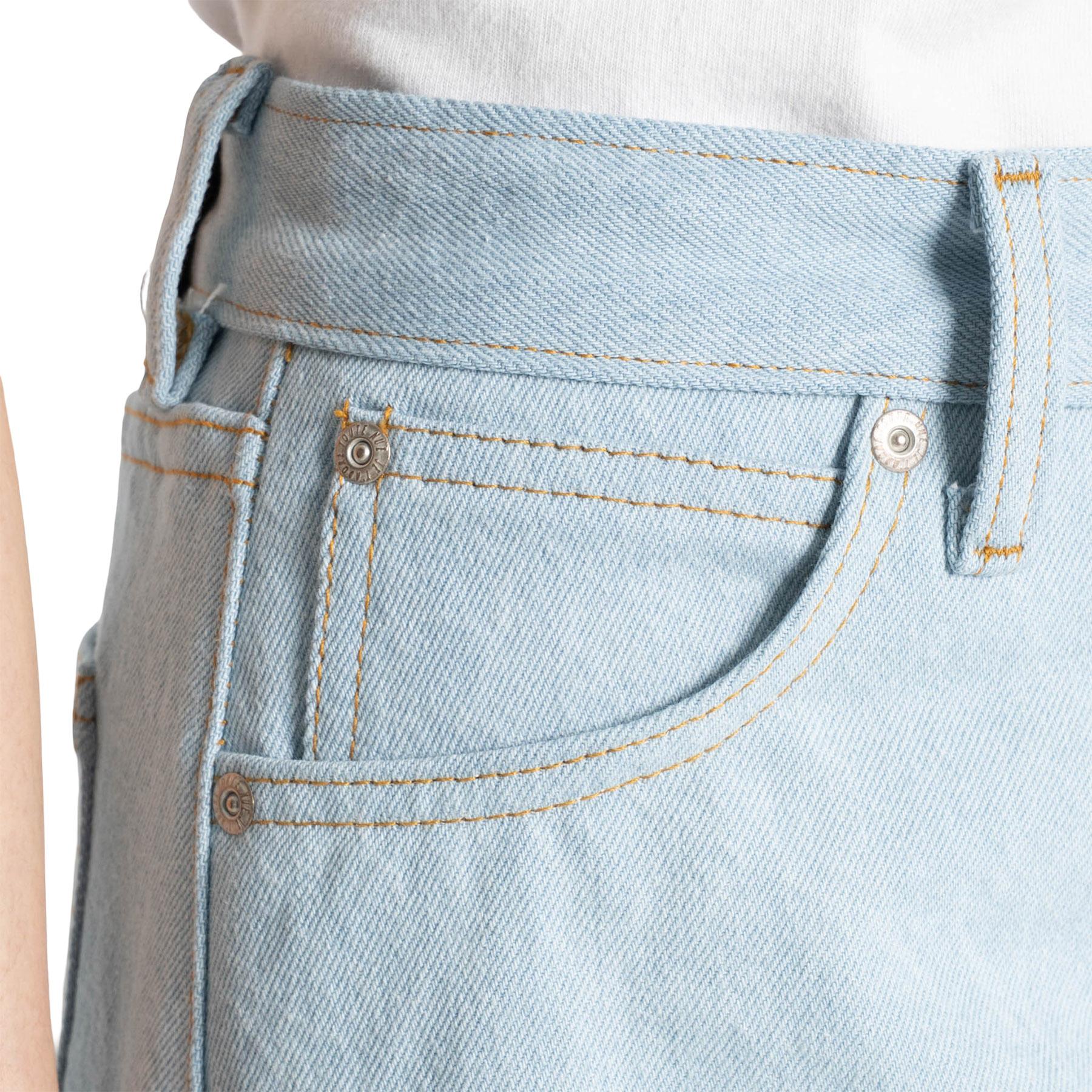 Product gallery image number 5 for product Wide Wild West Jeans - Secret Agent - Bleach Blue - Women's