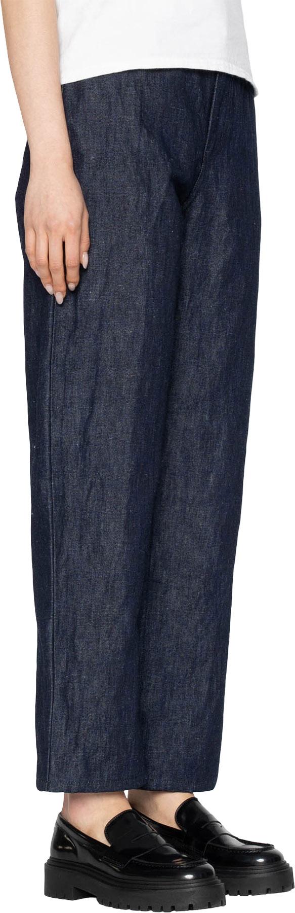 Product gallery image number 2 for product Jean Bestie - Linen Cotton Blend - Indigo - Femme