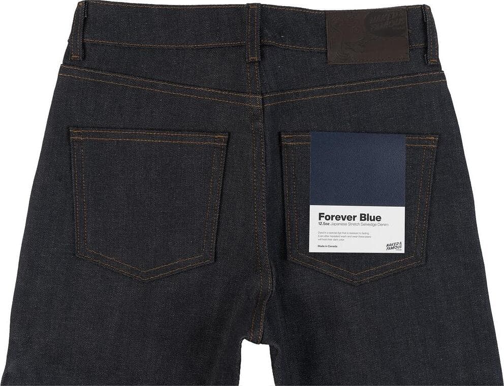 Product gallery image number 2 for product High Skinny Jeans - Forever Blue Stretch Selvedge - Women's