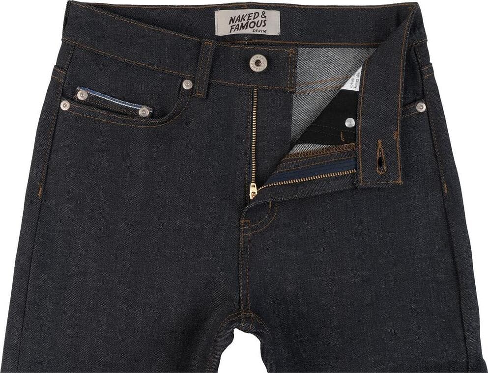 Product gallery image number 4 for product High Skinny Jeans - Forever Blue Stretch Selvedge - Women's