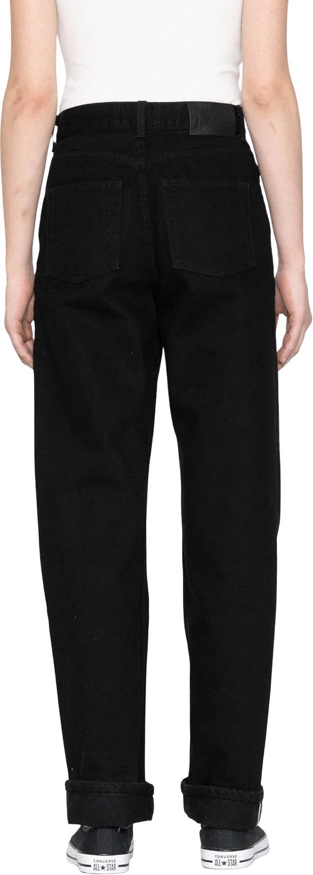 Product gallery image number 2 for product True Girl Jeans - Solid Black Selvedge Washed - Women's