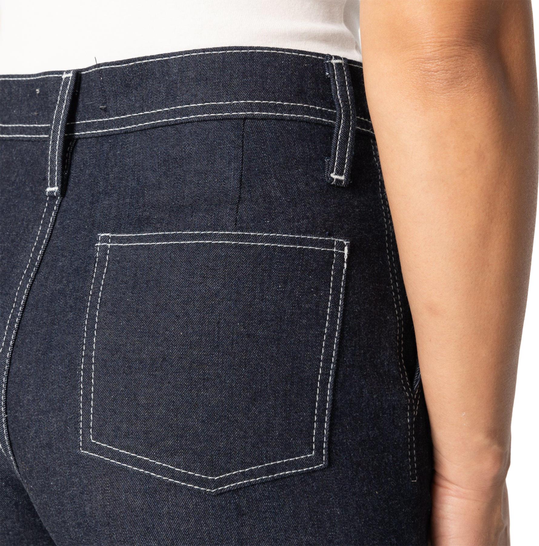 Numéro de l'image de la galerie de produits 4 pour le produit Jean Maudie - Slub Nep Extensible - Indigo - Femme