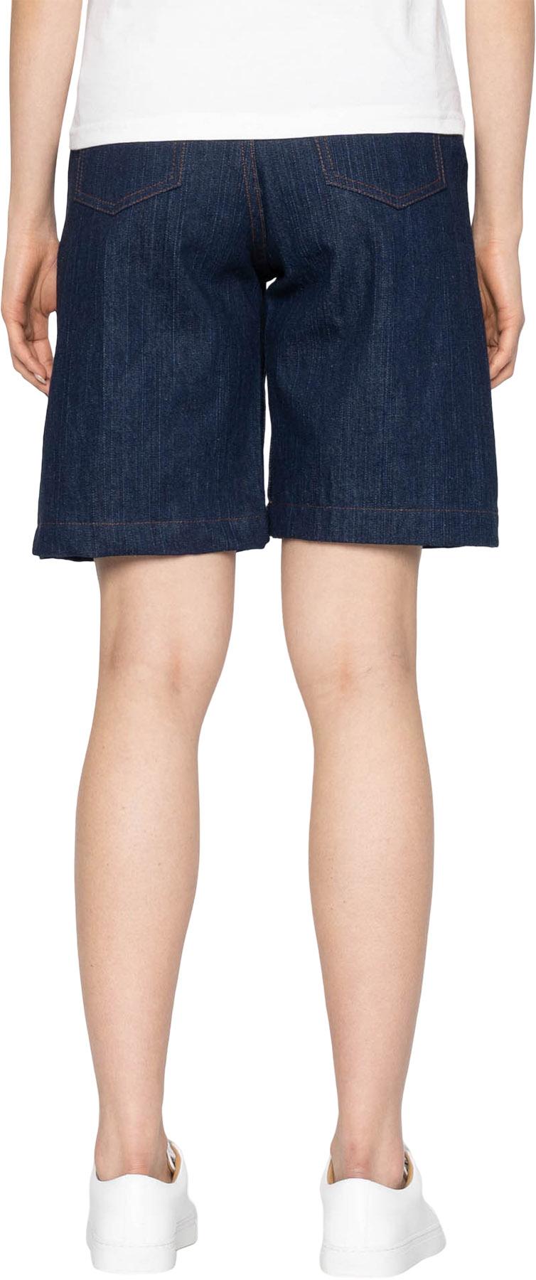 Product gallery image number 4 for product Andie Bermuda Shorts - Vertical Slub Denim - Indigo - Women's