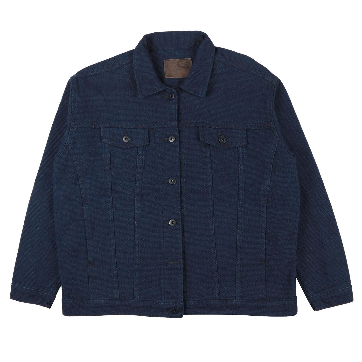 Product gallery image number 1 for product Oversized Denim Jacket - Stretch Sashiko - Men's