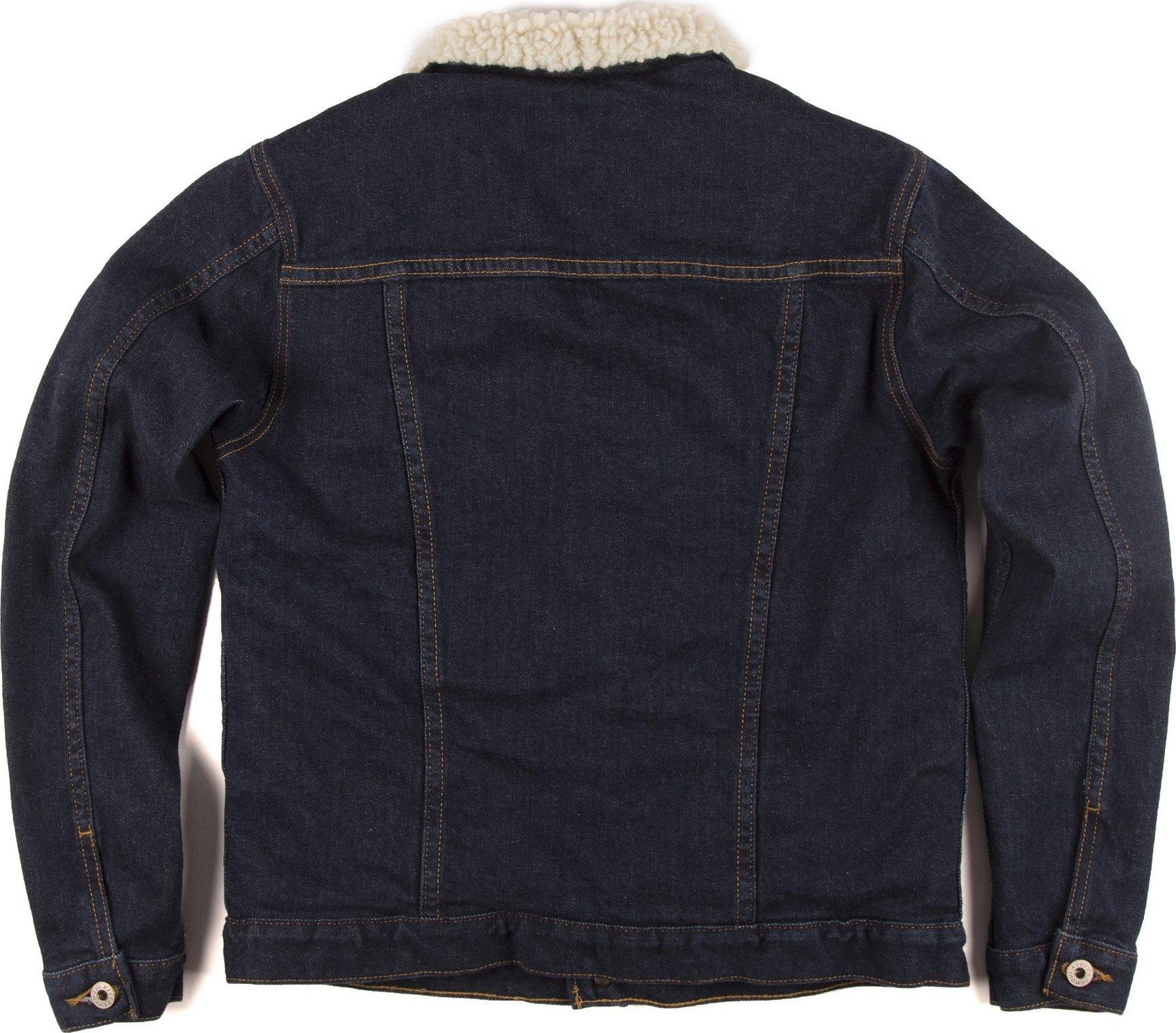 Product gallery image number 2 for product Denim Sherpa Jacket - 13oz Indigo Stretch Denim - Women's