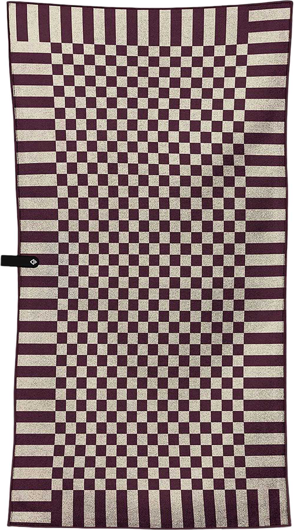 Checked Out Burgundy