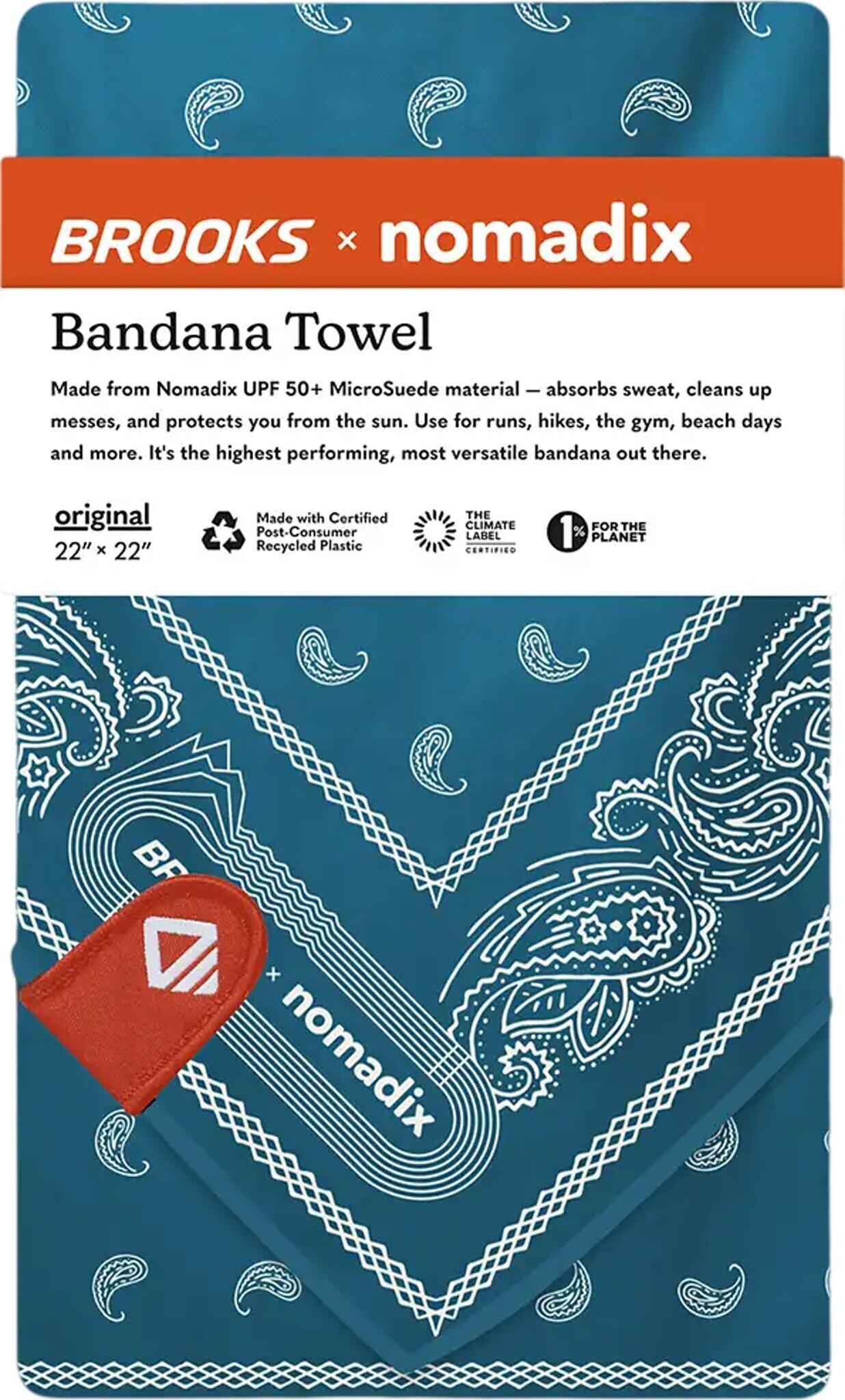 Product gallery image number 2 for product Nomadix x Brooks Bandana Towel