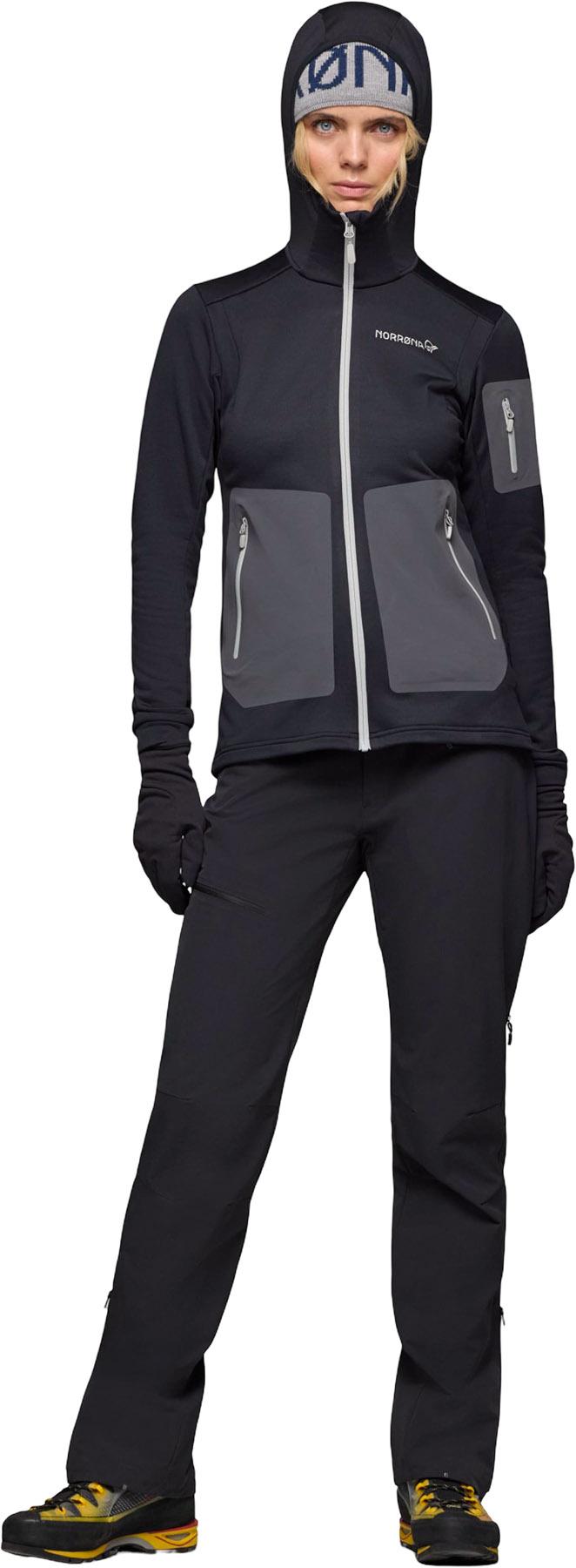 Product gallery image number 3 for product Falketind Warm² Stretch Hoodie - Women's