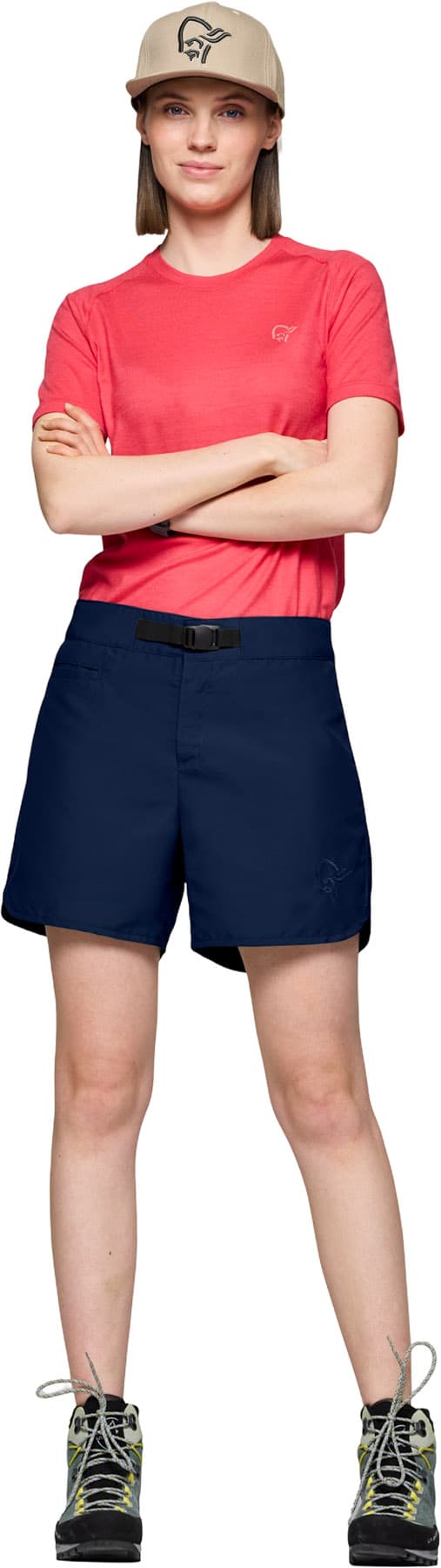 Product gallery image number 4 for product Short Femund Silent Grid - Femme