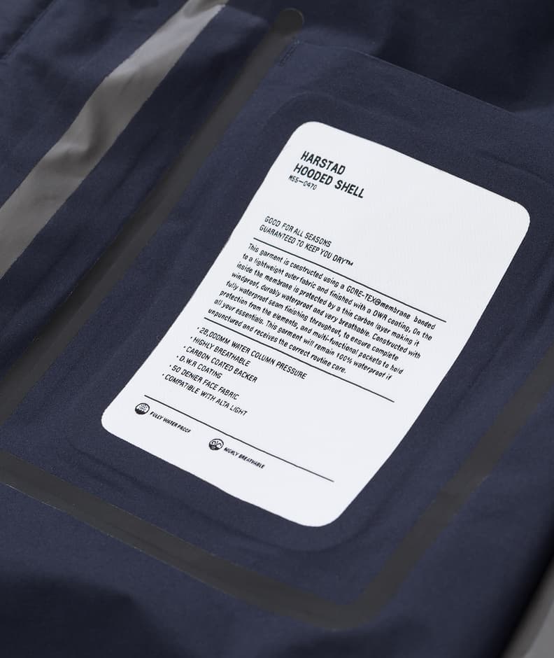 Product gallery image number 4 for product Harstad Shell Gore Tex Hardshell - Men's