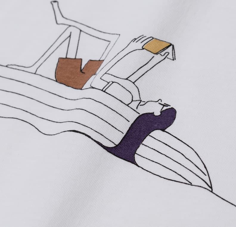 Product gallery image number 3 for product Norse Projects x Daniel Frost Reading Tee - Women's