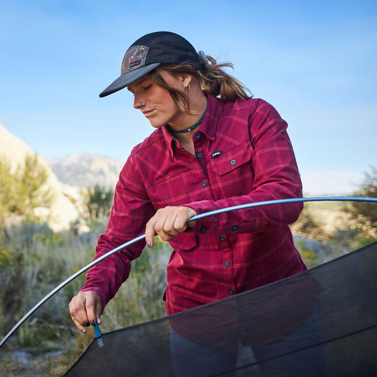 Product gallery image number 4 for product Chemise en flanelle Campfire - Femme