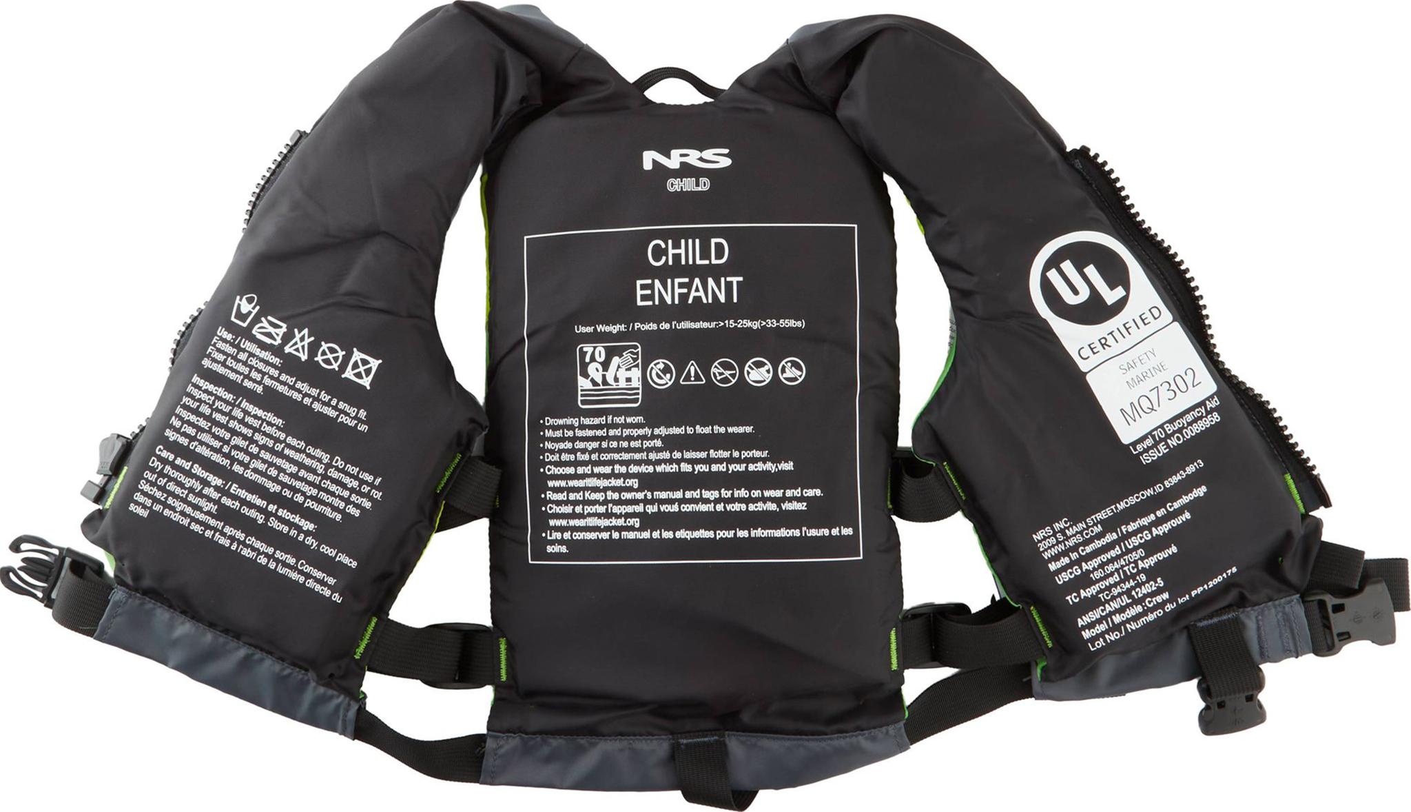 Product gallery image number 4 for product Crew PFD Life Vest - Kids