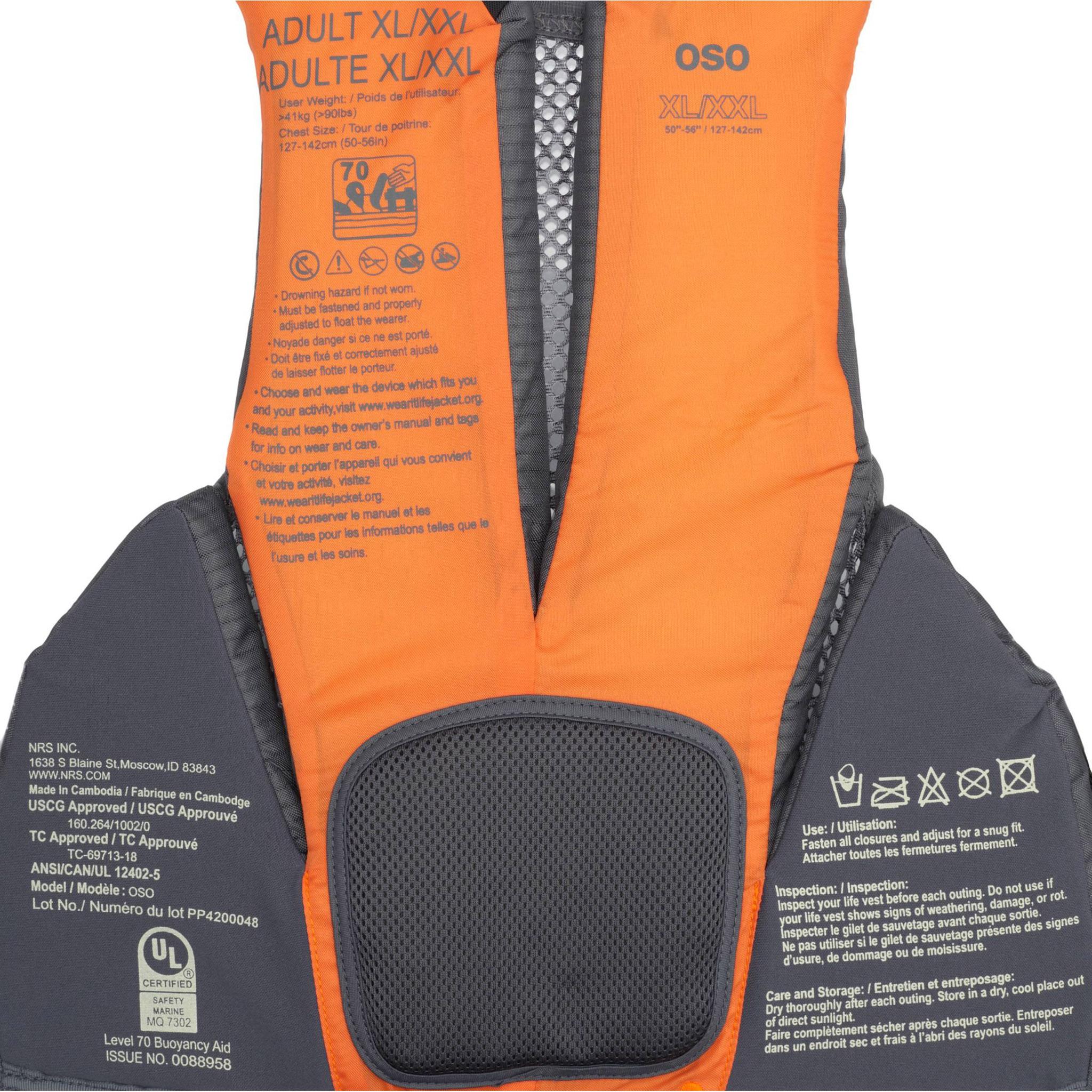 Product gallery image number 4 for product Oso PFD Life Vest