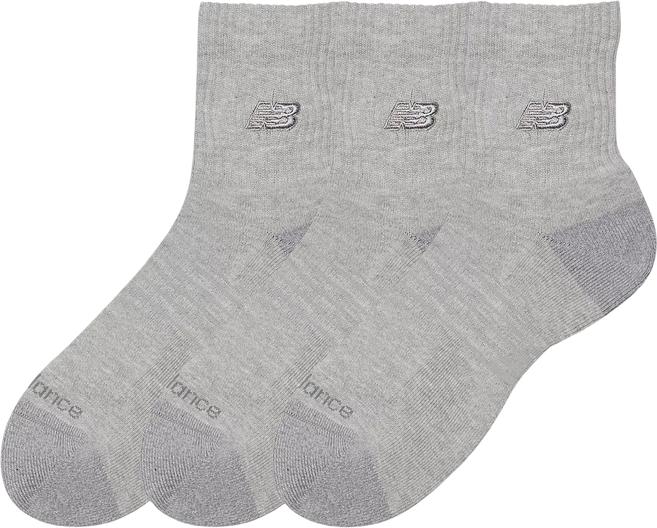 Product gallery image number 4 for product Active Premium QTR 3 Pack Socks - Unisex 