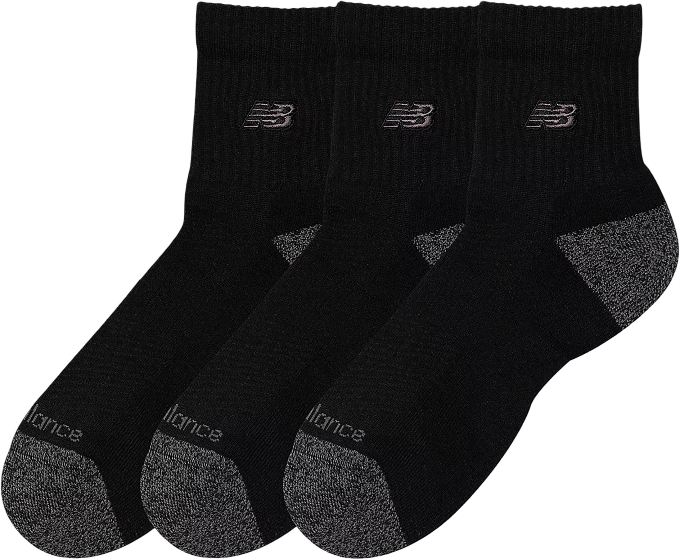 Product gallery image number 3 for product Active Premium QTR 3 Pack Socks - Unisex 
