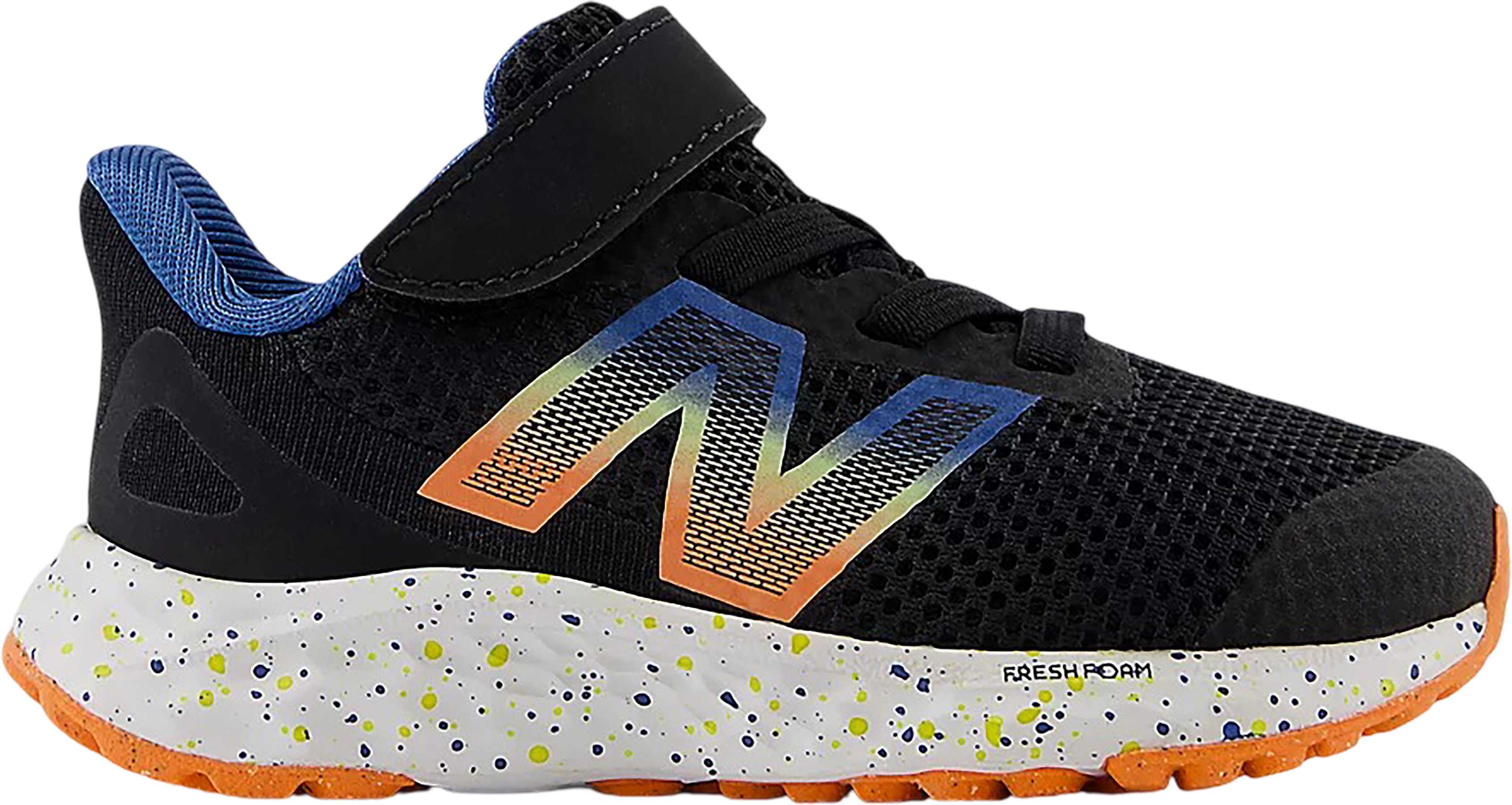 Image de produit pour Souliers à lacets élastiques Arishi V4 Fresh Foam avec sangle supérieure - Petit Enfant