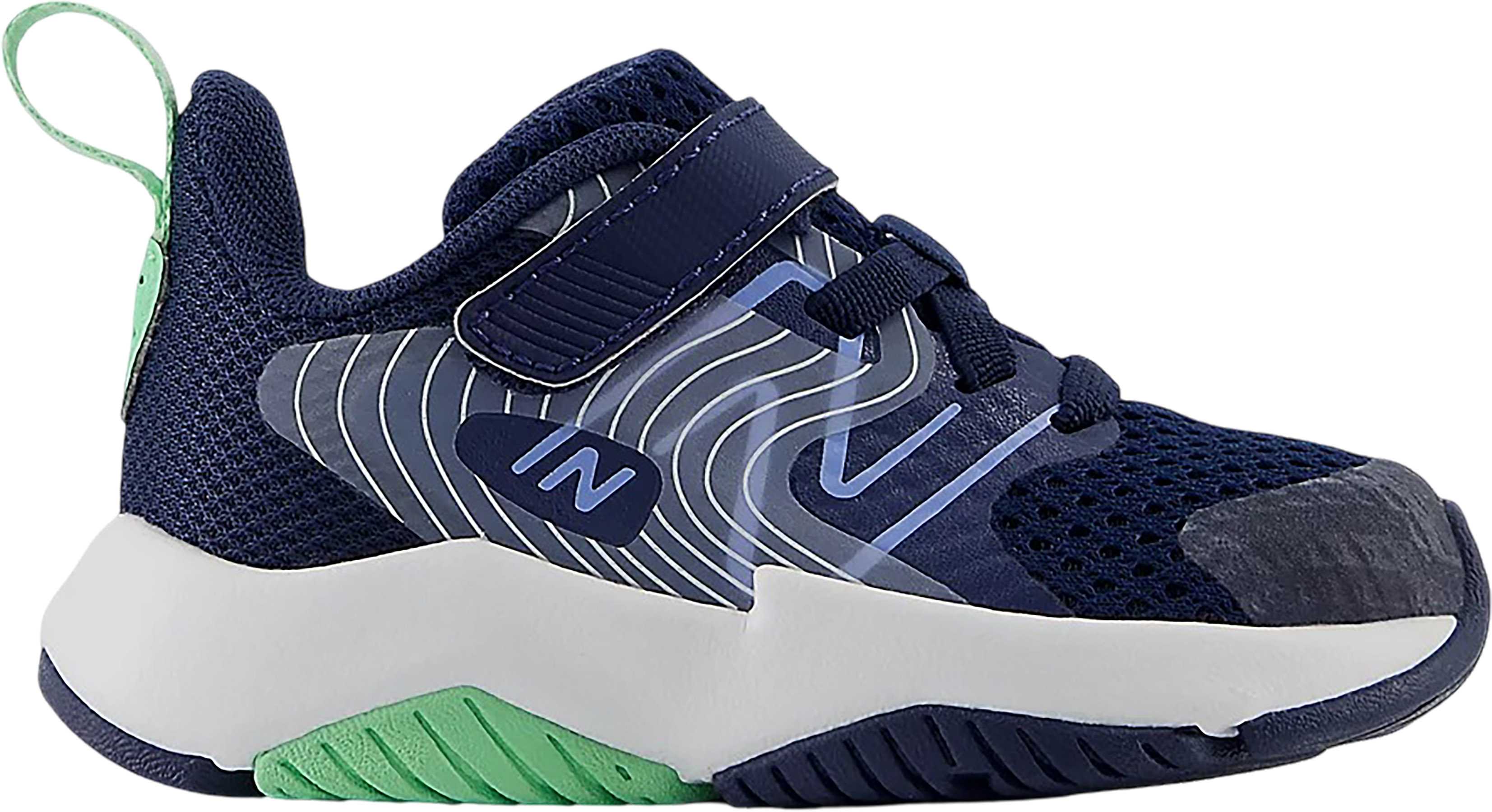 Image de produit pour Souliers à lacets élastiques avec sangle supérieure Rave Run v2 - Enfant