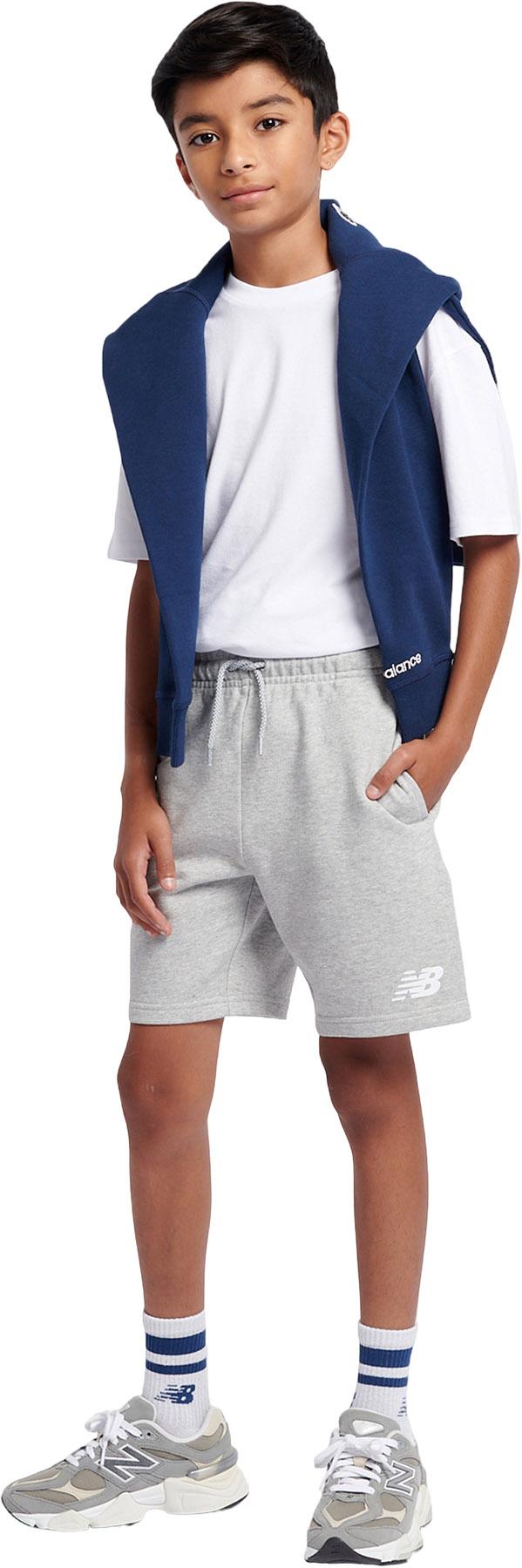 Product gallery image number 6 for product French Terry Stacked Logo Shorts - Kids