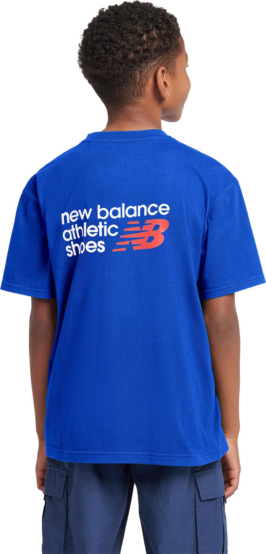 Product gallery image number 2 for product Athletic Shoes Back Graphic T-Shirt - Kids