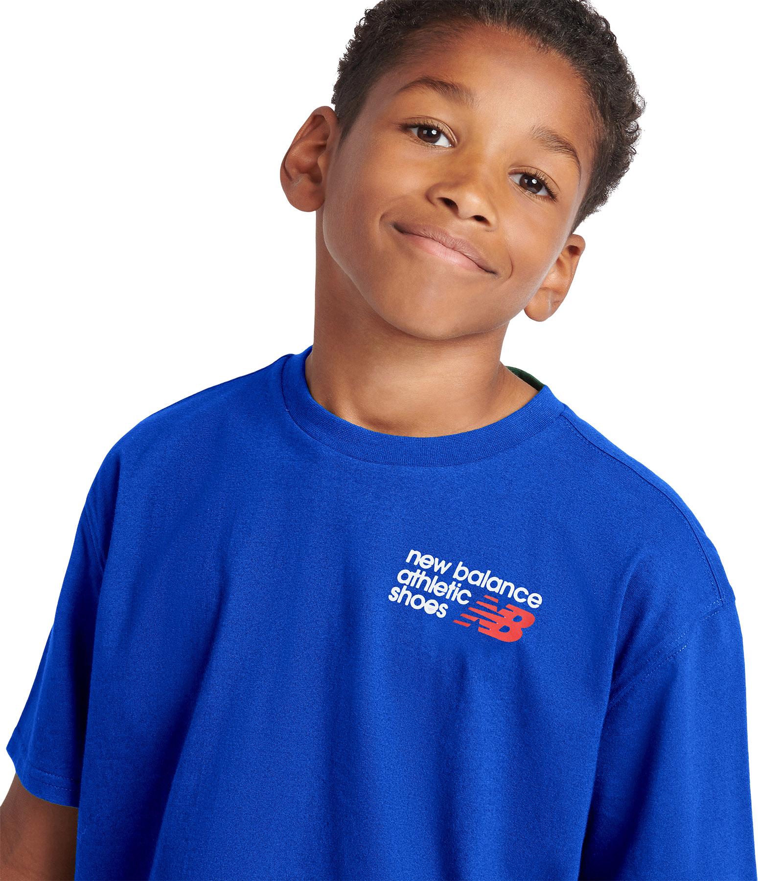 Product gallery image number 6 for product Athletic Shoes Back Graphic T-Shirt - Kids