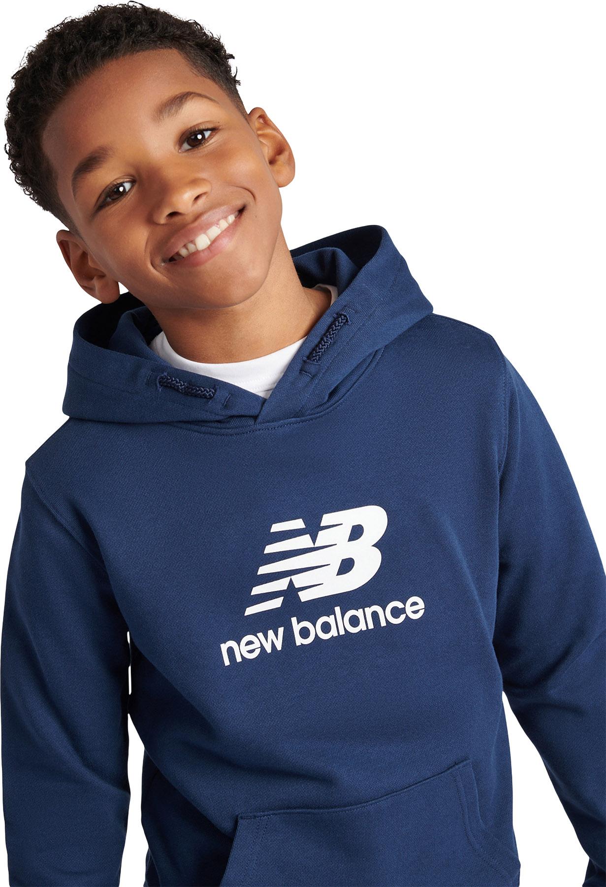 Product gallery image number 2 for product French Terry Stacked Logo Hoodie - Kids