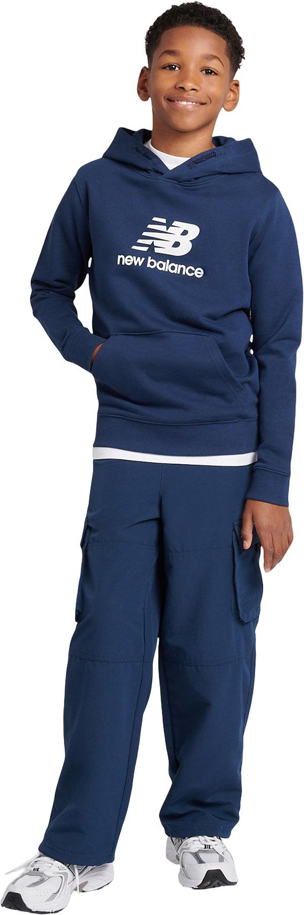 Product gallery image number 3 for product French Terry Stacked Logo Hoodie - Kids