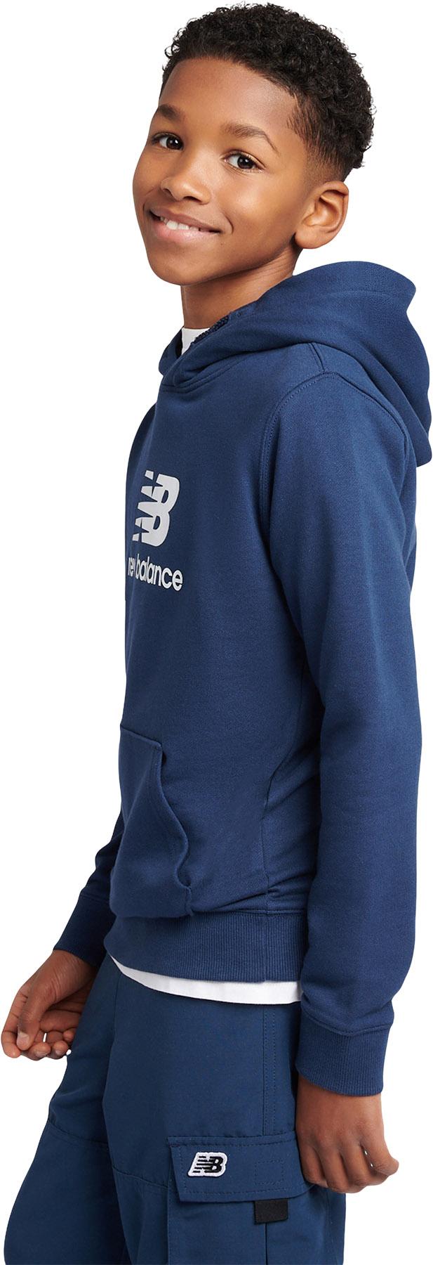 Product gallery image number 4 for product French Terry Stacked Logo Hoodie - Kids