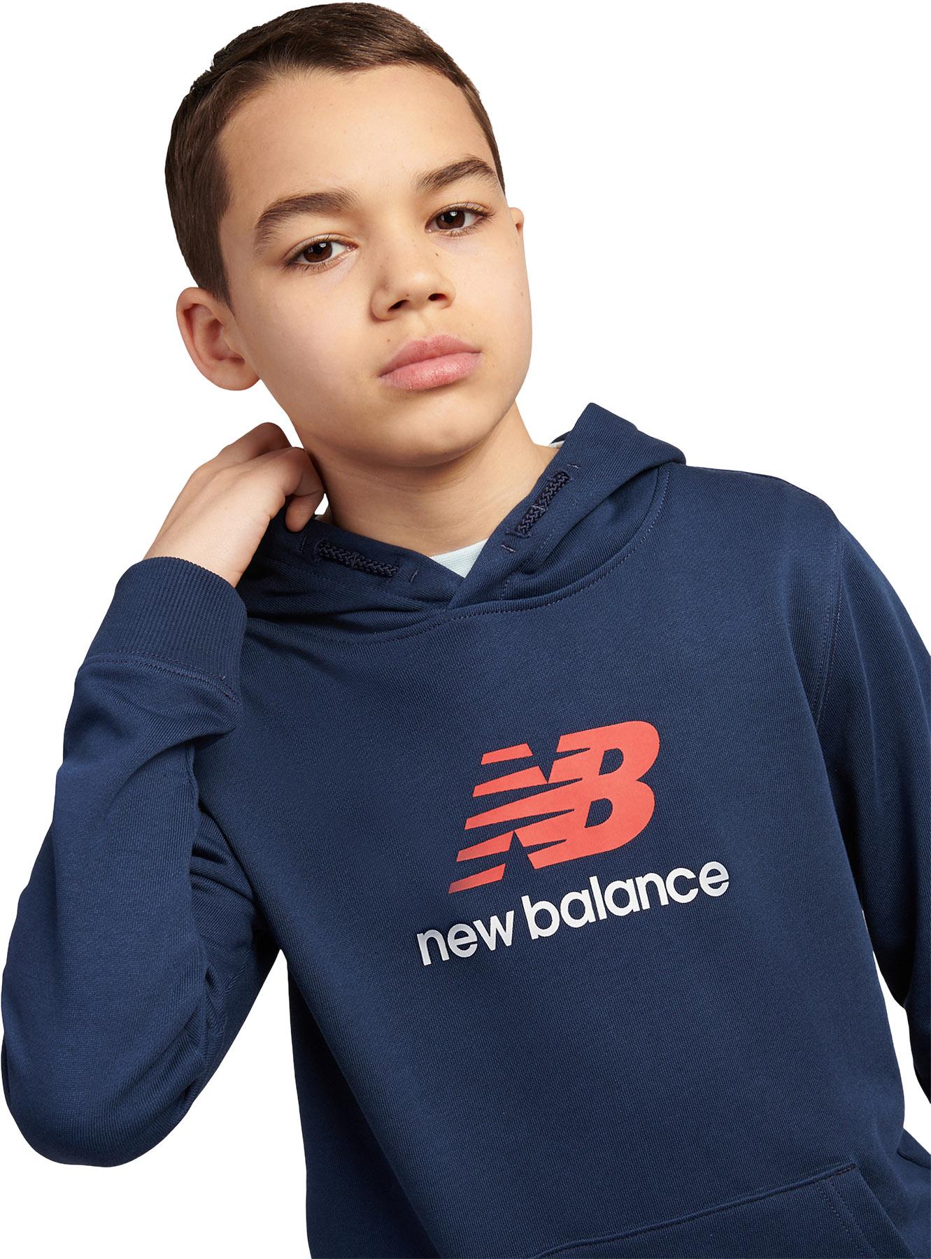 Product gallery image number 7 for product French Terry Stacked Logo Hoodie - Kids