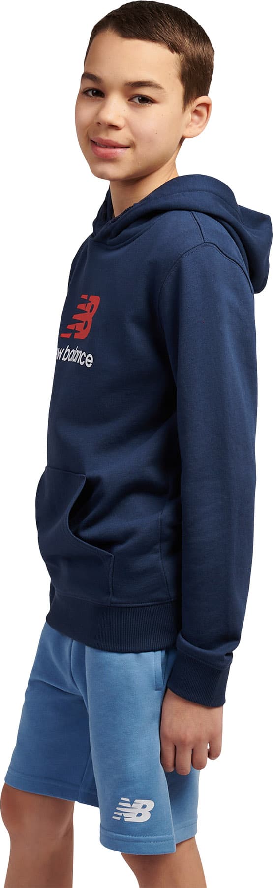 Product gallery image number 5 for product French Terry Stacked Logo Hoodie - Kids