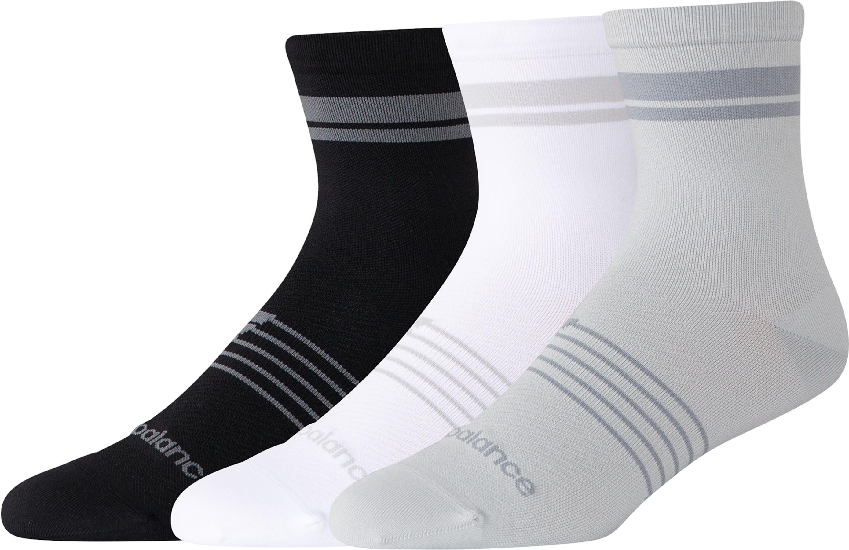 Product gallery image number 2 for product Pro Running 3 Pack Quarter Socks - Unisex