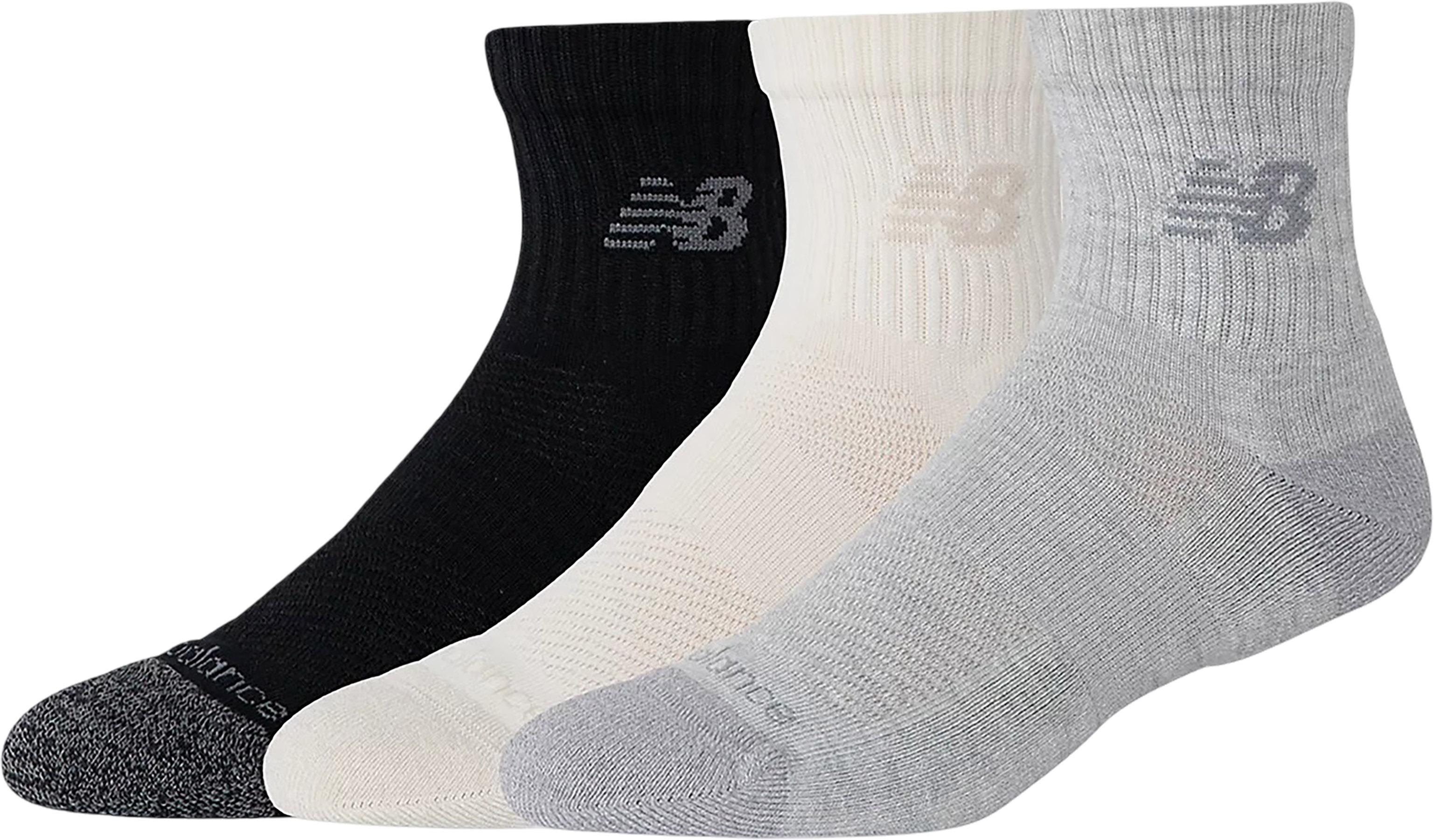 Product gallery image number 3 for product Active 3 Pack Quarter Socks - Unisex
