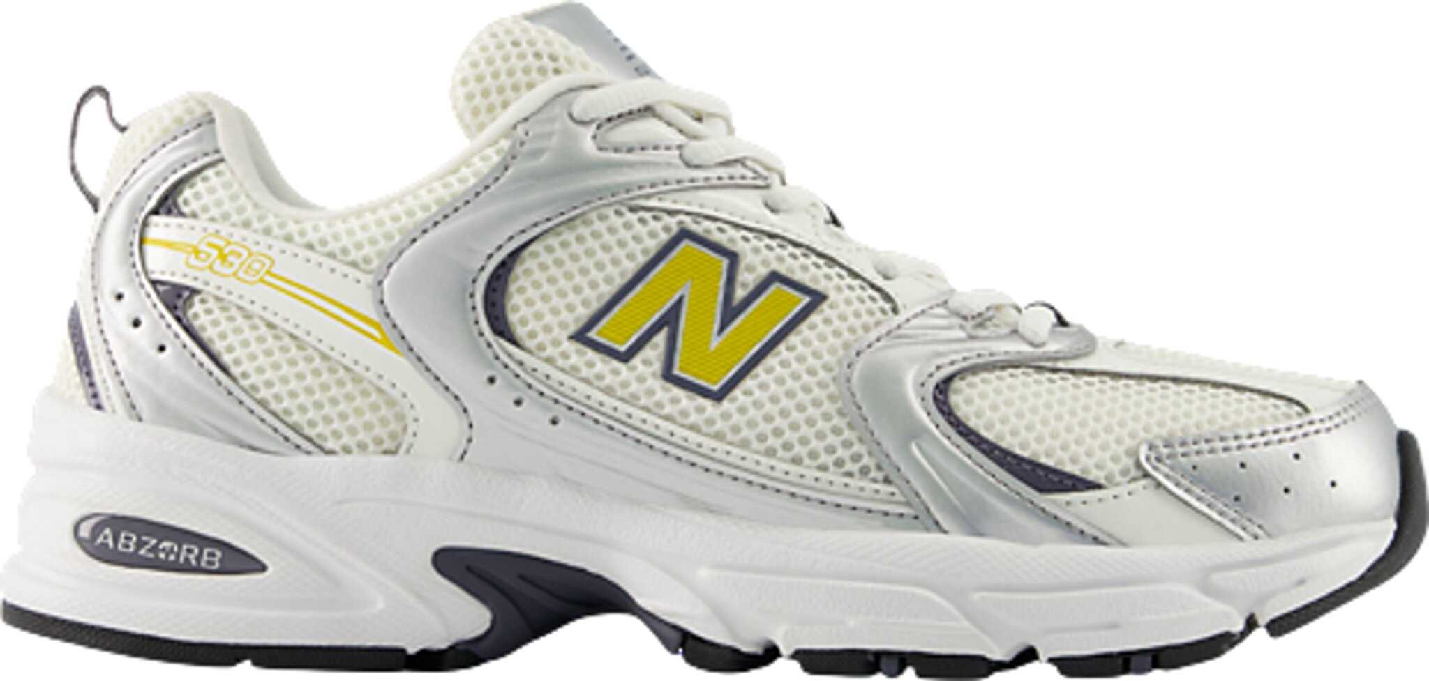 Silver Metallic - Yellow - White