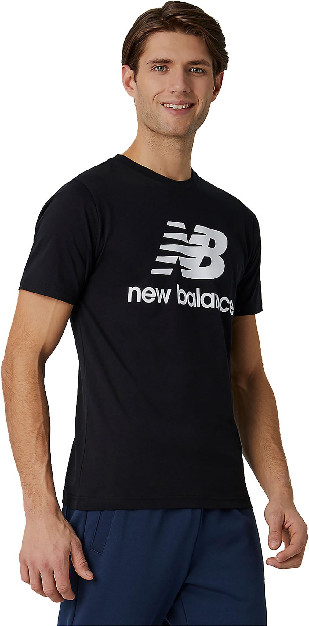 Product gallery image number 5 for product Essentials Stacked Logo Tee - Men's