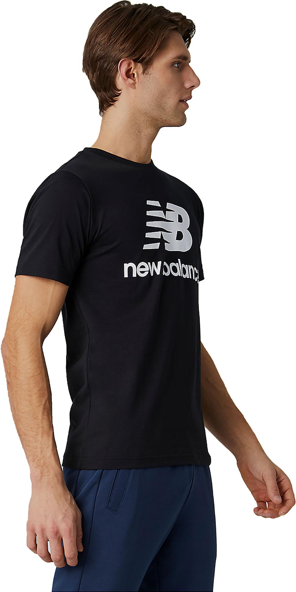 Product gallery image number 6 for product Essentials Stacked Logo Tee - Men's