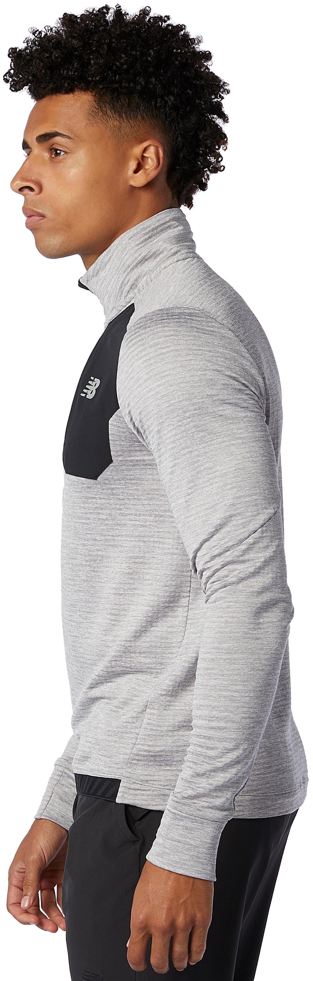 Product gallery image number 3 for product Heat Grid Half Zip Long Sleeve Running Top - Men's