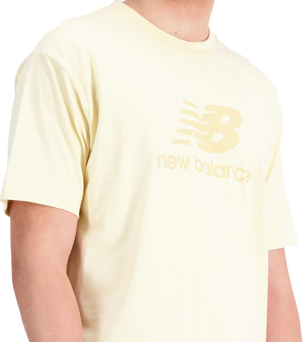 Product gallery image number 4 for product Essentials Stacked Logo Cotton Jersey Short Sleeve T-Shirt - Men's