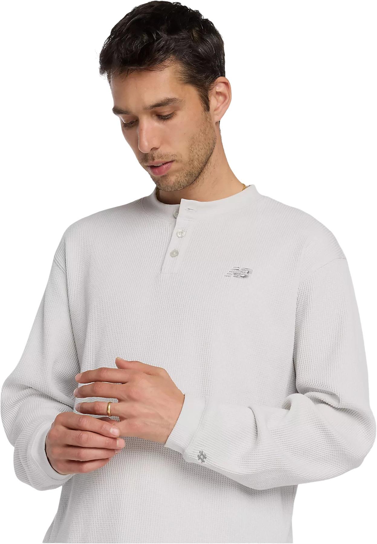 Product gallery image number 3 for product Numeric Waffle Knit Long Sleeve Henley Shirt - Men's