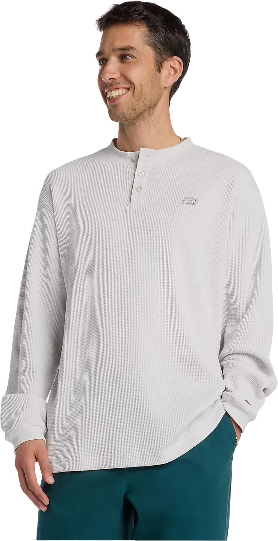 Product image for Numeric Waffle Knit Long Sleeve Henley Shirt - Men's
