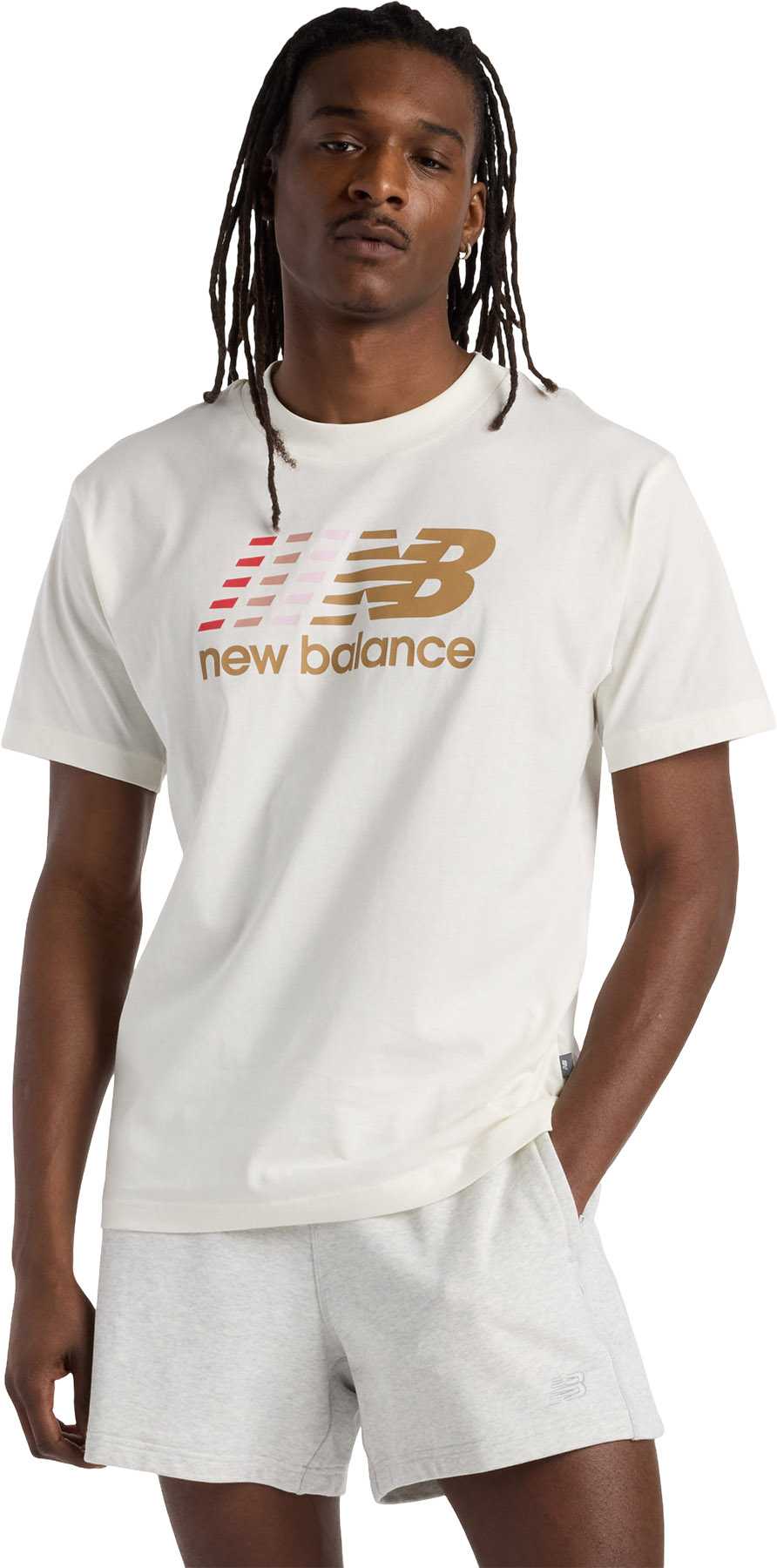 Image de produit pour T-shirt à logo multicolore Center - Homme 