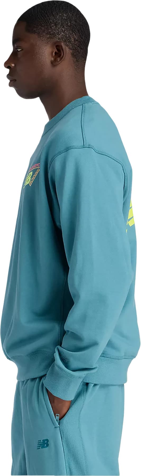 Product gallery image number 5 for product Classic Tri-Logo French Terry Crew Neck Sweatshirt - Men's
