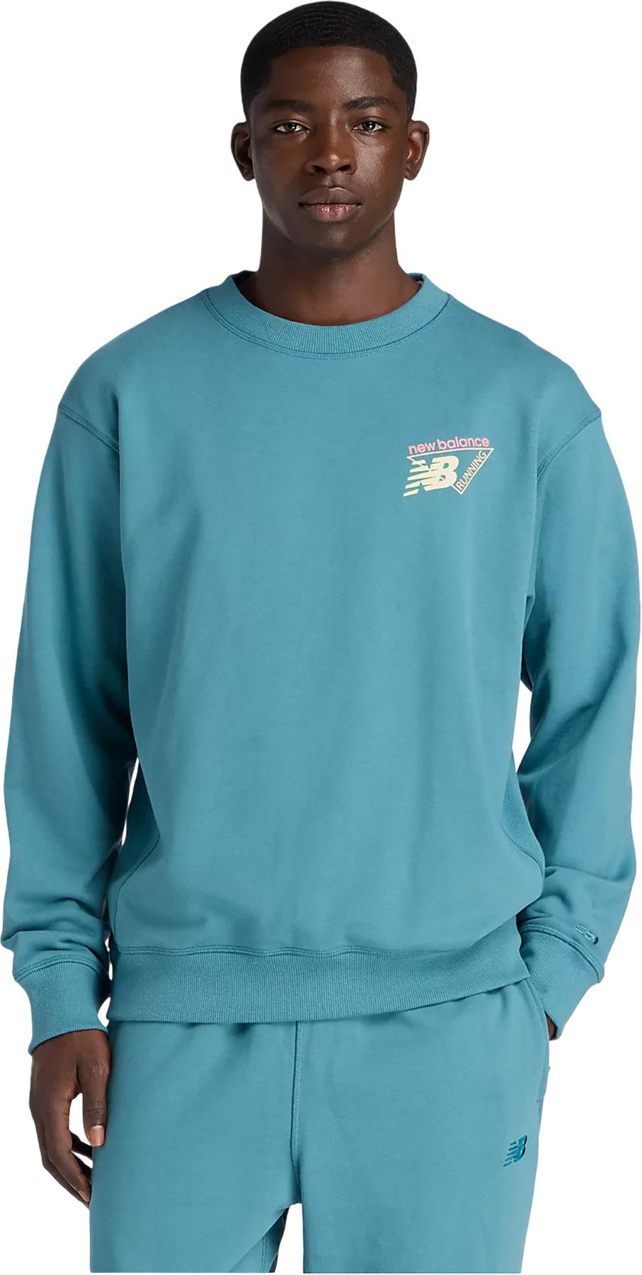 Product image for Classic Tri-Logo French Terry Crew Neck Sweatshirt - Men's