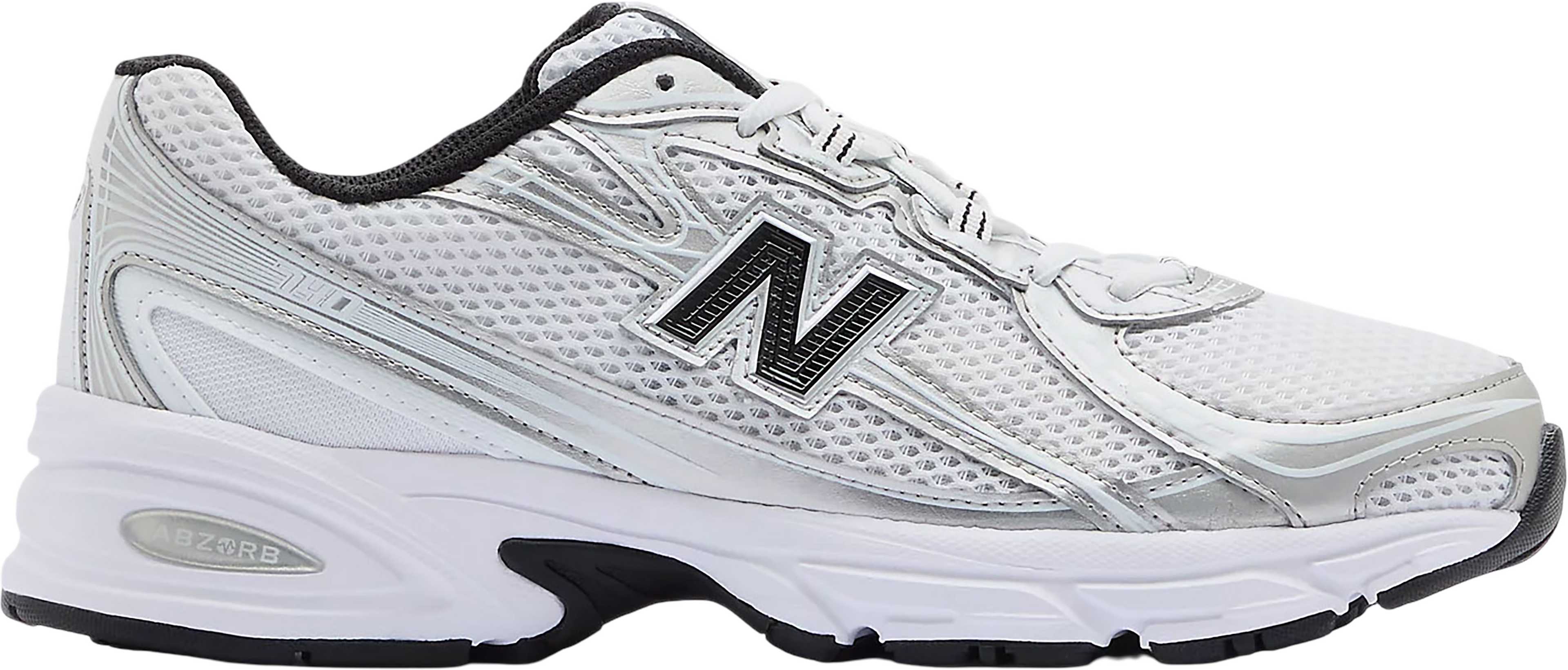 White - Silver Metallic - Black