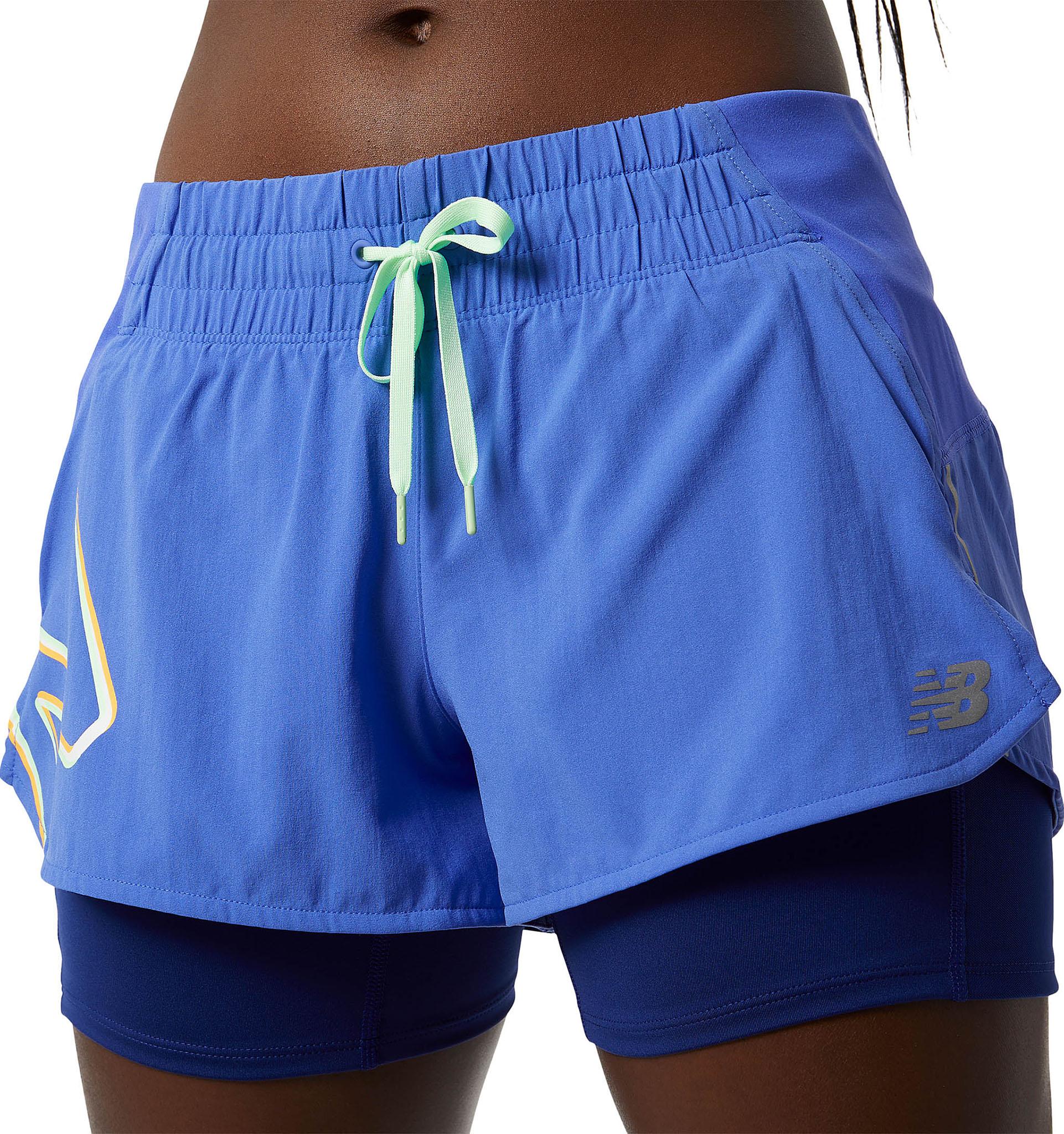 Product gallery image number 5 for product Printed Impact Run 2 in 1 Shorts - Women's