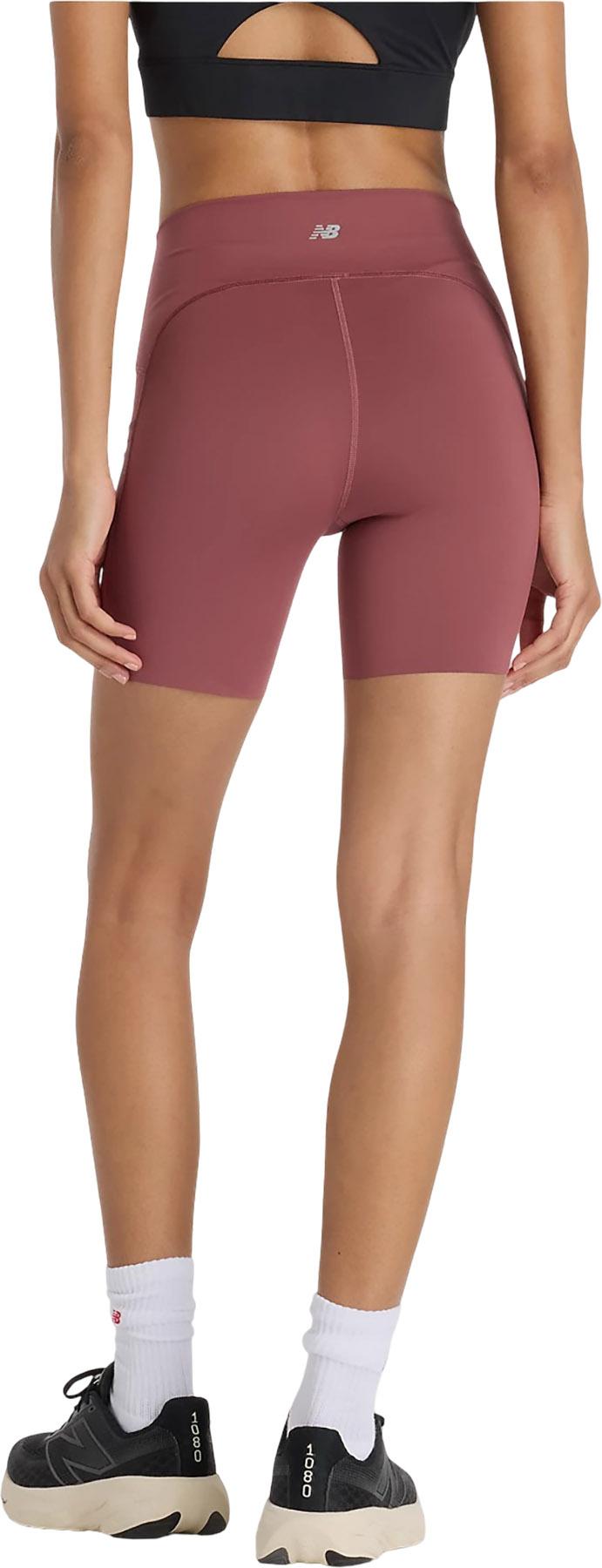 Numéro de l'image de la galerie de produits 2 pour le produit Short taille haute avec poche NB Sleek 6" - Femme