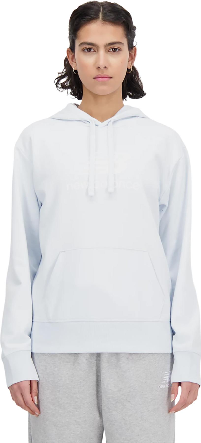 Image de produit pour Chandail à capuchon en éponge française à logo en surimpression Essentials - Femme