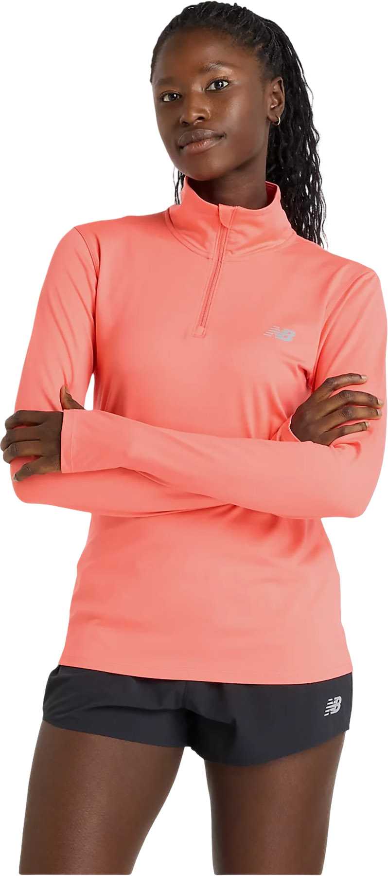 Image de produit pour Chandail à glissière 1/4 Sport Essentials Space Dye - Femme