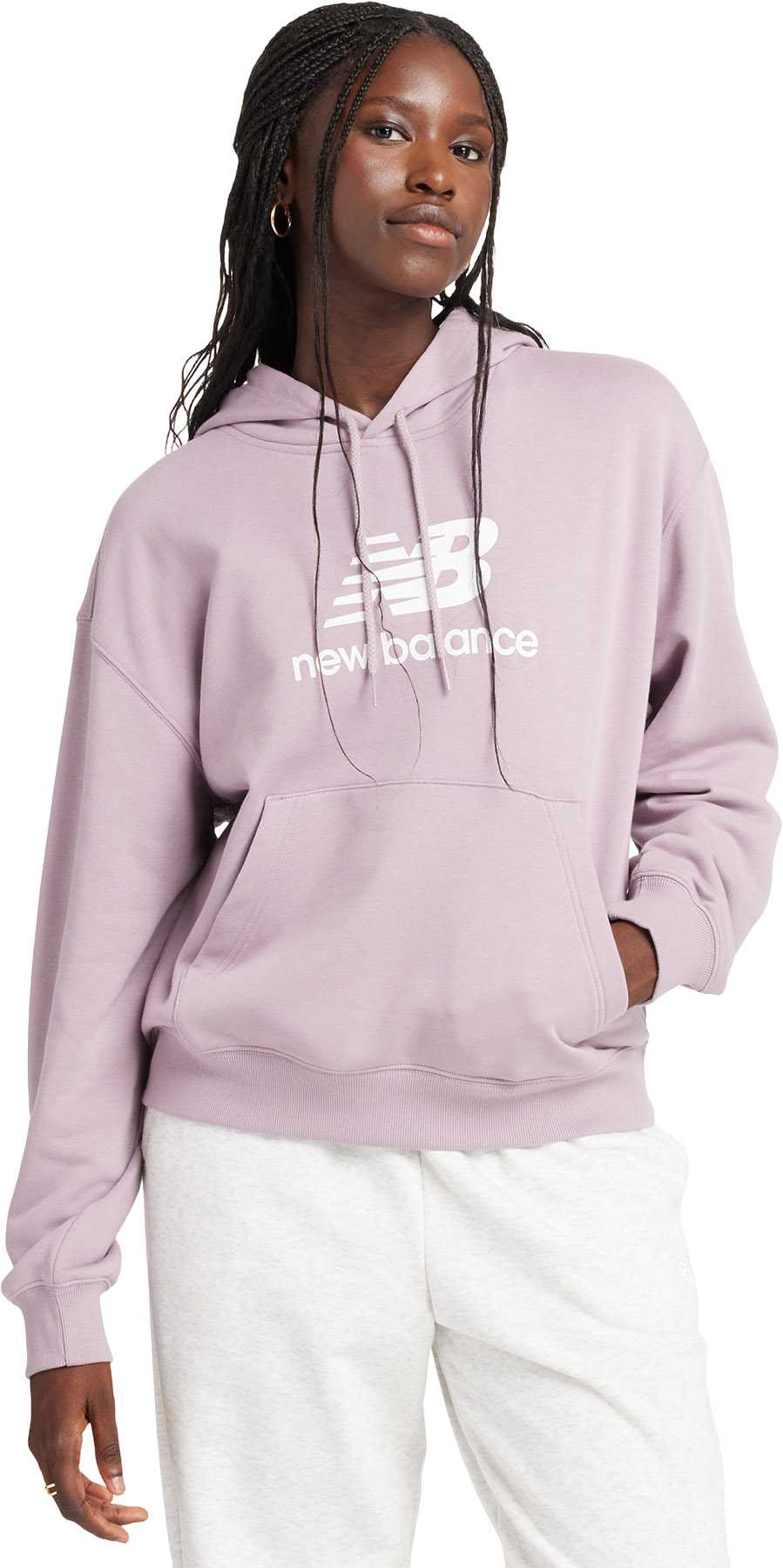 Image de produit pour Chandail à capuchon en éponge française avec logo Sport Essentials - Femme