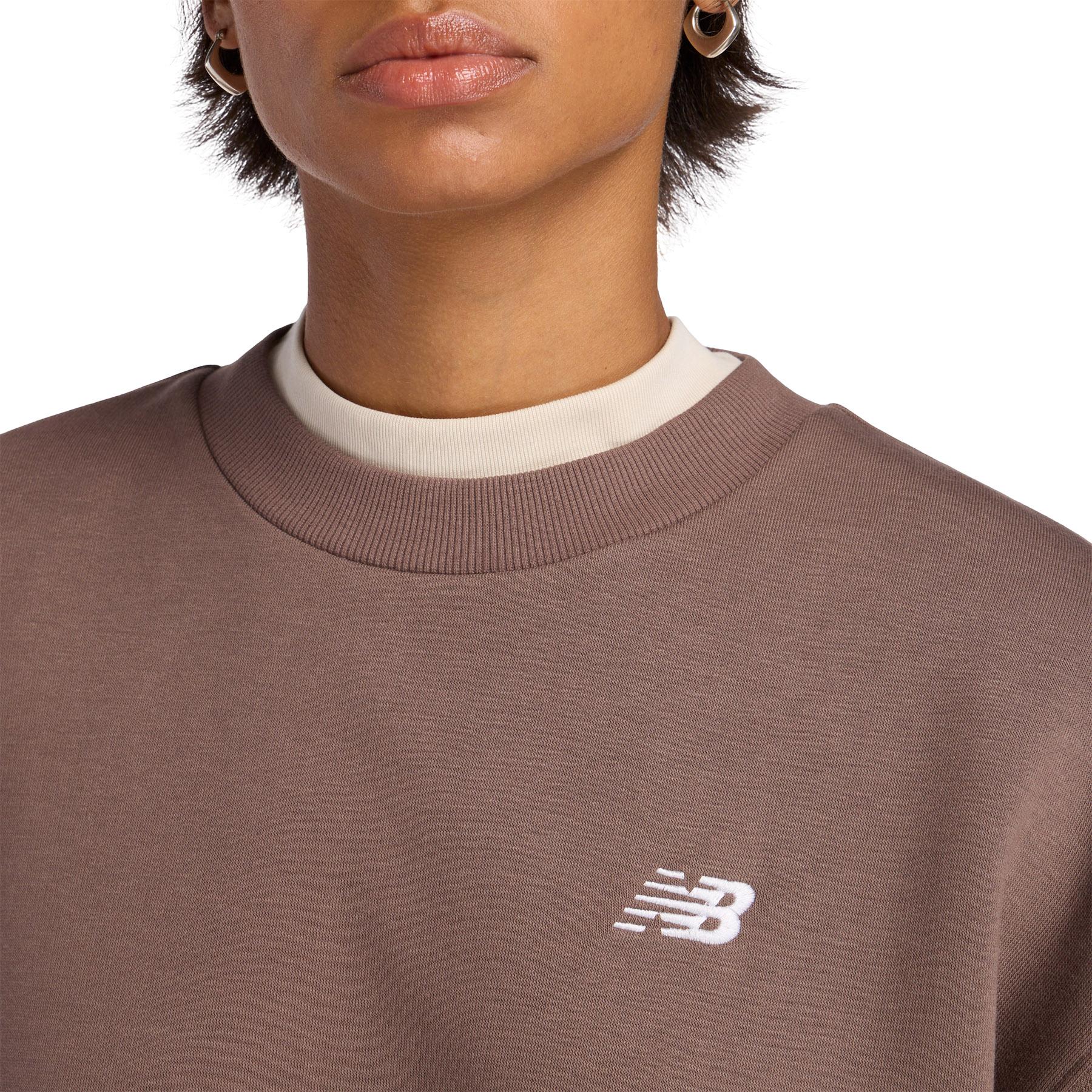 Product gallery image number 3 for product Chandail en molleton à col rond Sport Essentials - Femme