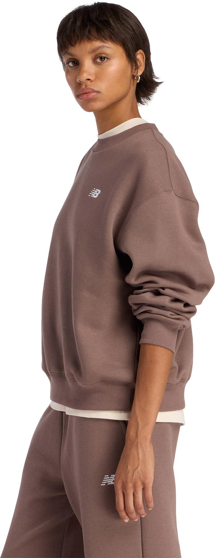 Product gallery image number 6 for product Chandail en molleton à col rond Sport Essentials - Femme